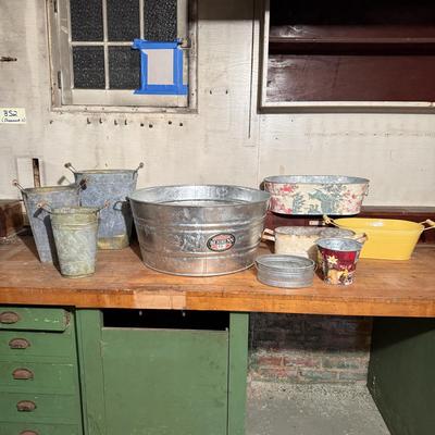 Galvanized Tubs and Basins (BS2-BM)