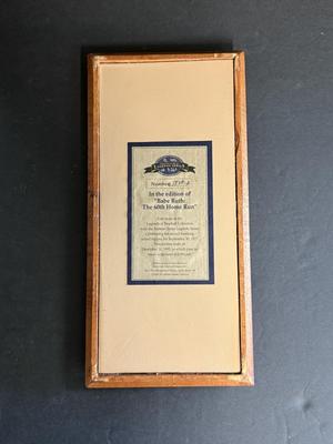 Babe Ruth “The 60th Home Run” Figurine