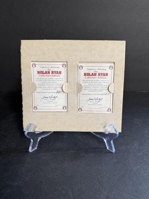 Hamilton Collection Nolan Ryan Ceramic Rookie Reprint