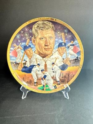 Mickey Mantle "The Greatest Switch Hitter" Collective Plate