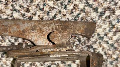 PAIR OF ANTIQUE ICE SKATES AND 1 ROLLER SKATE