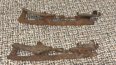 VERY OLD ICE SKATES MFG BY ? HARDWARE COMPANY TORRINGTON CONNECTICUT USA