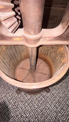 ANTIQUE SAUSAGE AND FRUIT PRESS