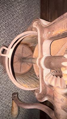 ANTIQUE SAUSAGE AND FRUIT PRESS