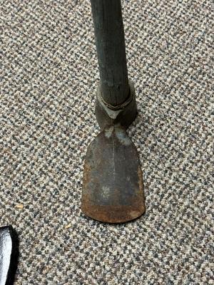 DOUBLE BIT AXE AND AN ADZE