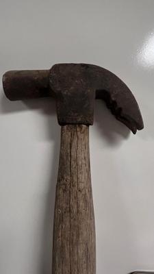 RIVET TOOLS. PUNCHES, COPPER RIVETS, OLD HAMMERS