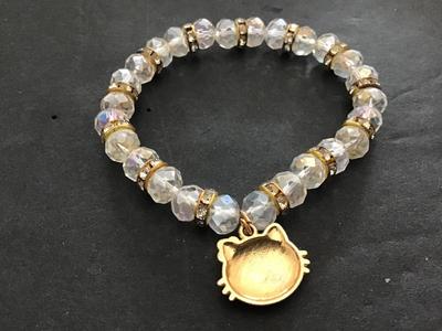 Hello Kitty Glass Bracelet