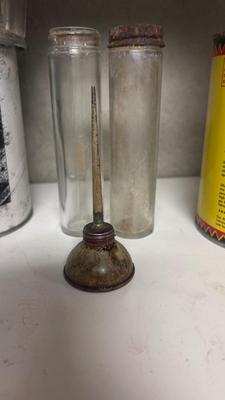 OLD TIN CANS AND BOTTLES