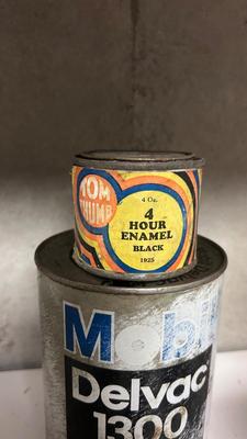 OLD TIN CANS AND BOTTLES