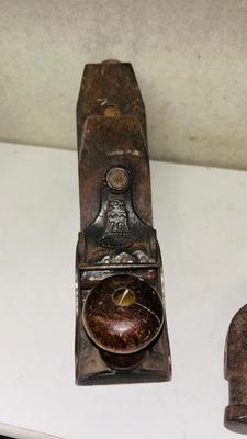 WOOD PLANE AND HAMMERS
