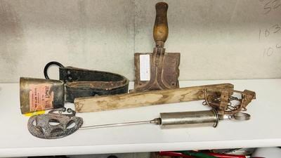 OLD EQUINE AND CATTLE ITEMS