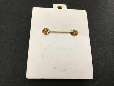 Vintage monogram pin