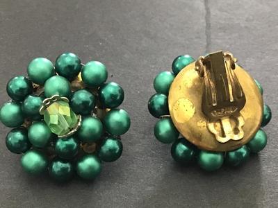 Vintage Japan clip on Earrings