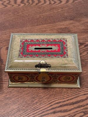 WOODEN AND TIN BOXES