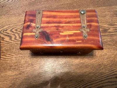 WOODEN AND TIN BOXES