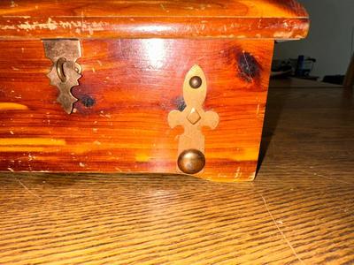 WOODEN AND TIN BOXES