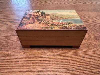 WOODEN AND TIN BOXES