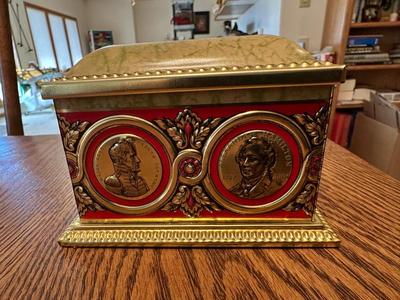 WOODEN AND TIN BOXES