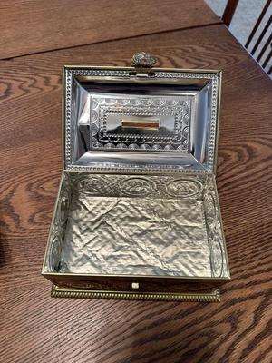 WOODEN AND TIN BOXES