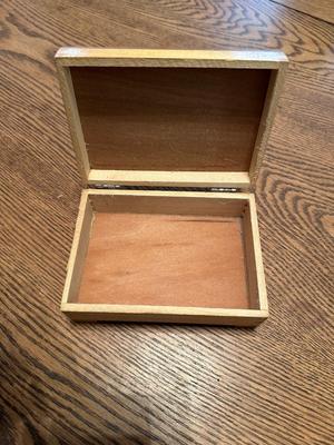 WOODEN AND TIN BOXES