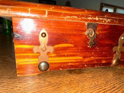 WOODEN AND TIN BOXES