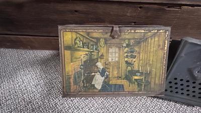 BREAD BOX AND POPCORN POPPER