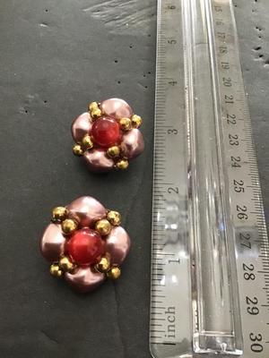 Beautiful, multicolored fashion, statement earrings