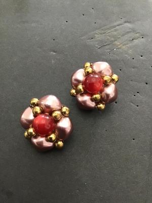 Beautiful, multicolored fashion, statement earrings