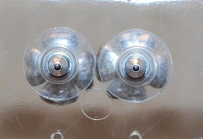 VINTAGE Anne Klein Marked © AK - 4 Leaf Pale Yellow Flower Earrings (¼" x ¼") with New Stud