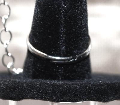 Red/Silver JEWELRY SET Includes Earrings (½") with Post Ends; ADJUSTABLE Size 7 Ring & PENDANT (½" ) on a Silver Tone...