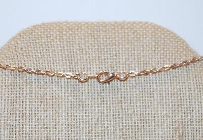 Pink Glitter Heart LOCKET PENDANT (1" x 1") on a Rose Gold necklace Chain 18" L