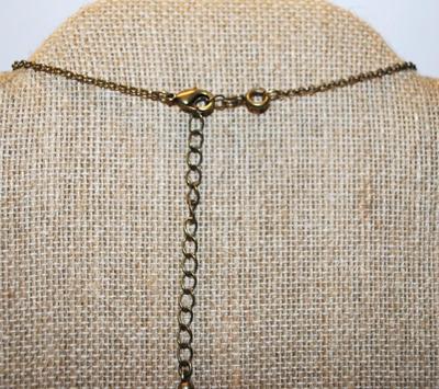 Roman Style Circles Necklace 10" L
