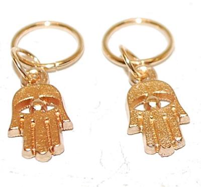 Set of 4 Charms (½") --Totem Pole Art & Shells (NO Holes -- for Crafting)