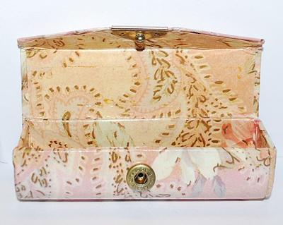 Vintage "HASI HATO" Lipstick Holder (3½" x 1" x 1") with Snap Closure