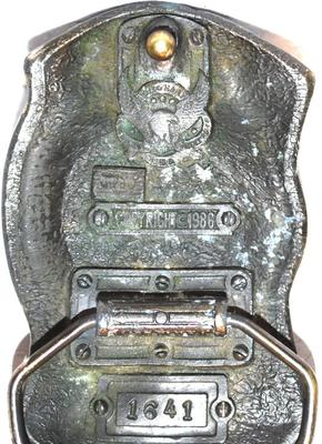 Vintage "1982"© Alaska The Last Frontier SN 1641" Belt Buckle 3" x 2"