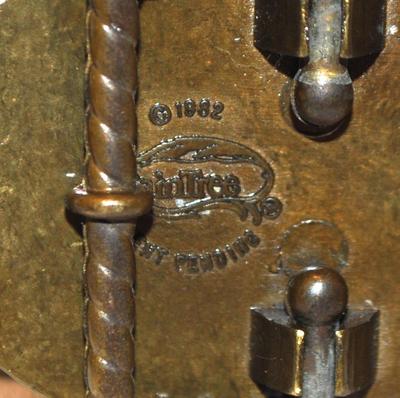 Oval Belt Buckle "The Skier" (2 ½" x 1 ½")