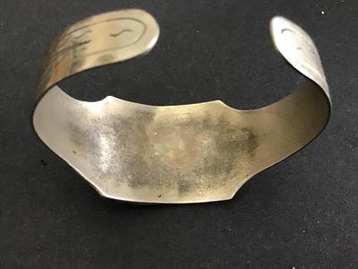 Ornate Silver Vintage Cuff