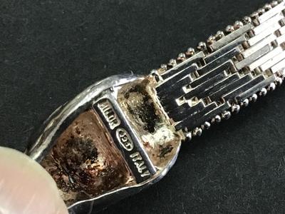 Milor Italy Silver Plated Vintage Dragon Bracelet