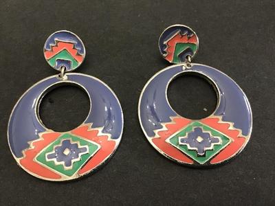 Southwest Hoop Earrings