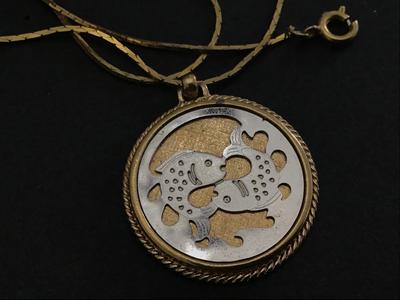 Vintage Pisces Pendant