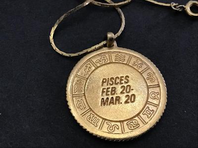 Vintage Pisces Pendant