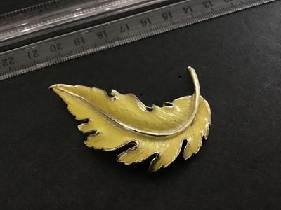 Vintage Enamel Brooch