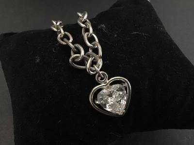 Rhinestone Heart TOOGLE Bracelet