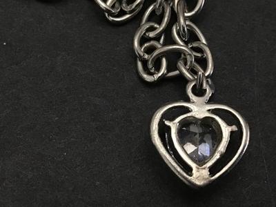 Rhinestone Heart TOOGLE Bracelet