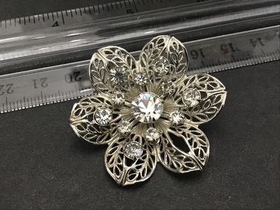 Vintage Rhinestone Brooch