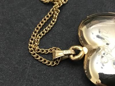 Vintage Gold Filled Pendant with Chain