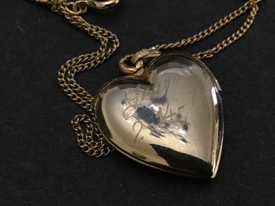 Vintage Gold Filled Pendant with Chain
