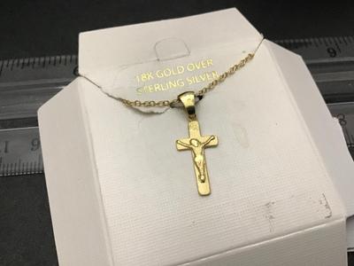 Gold over sterling. New on card