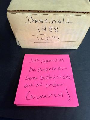 1988 Topps Baseball Set