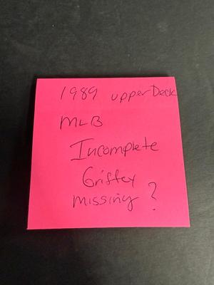 1989 Upper Deck MLB Cards